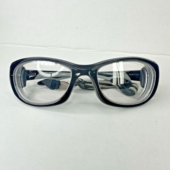 REC SPECS All Pro Athletic Goggles #203 Shiny Black Wrap 60-19-133 FRAMES ONLY - Picture 1 of 16